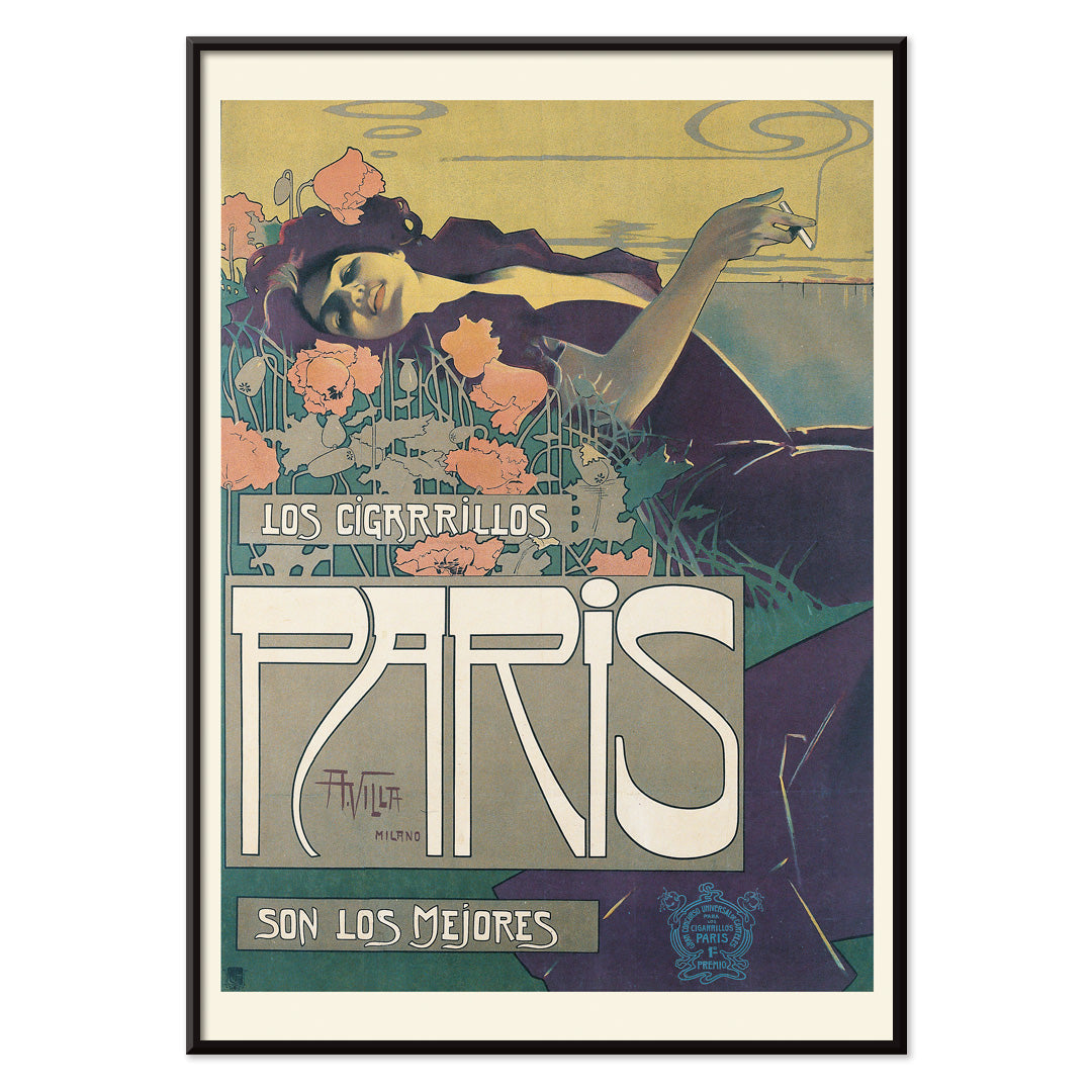 Cigarrillos Paris Canvas Print