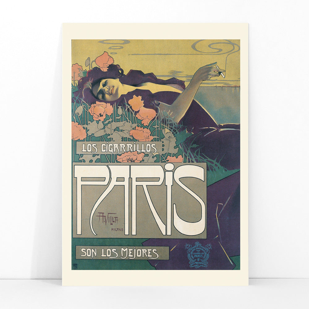 Cigarrillos Paris Canvas Print
