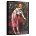 Woman in a Straw Hat by Pierre-Auguste Renoir by Pierre-Auguste Renoir - Impressionist canvas print