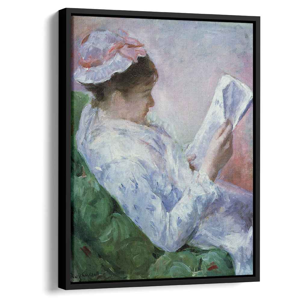 Woman Readingby Mary Cassatt Canvas Print