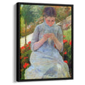 Woman with Needleworkby Mary Cassatt Canvas Print