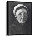 Woman with White Bonnet, Sien's Mother Canvas Print