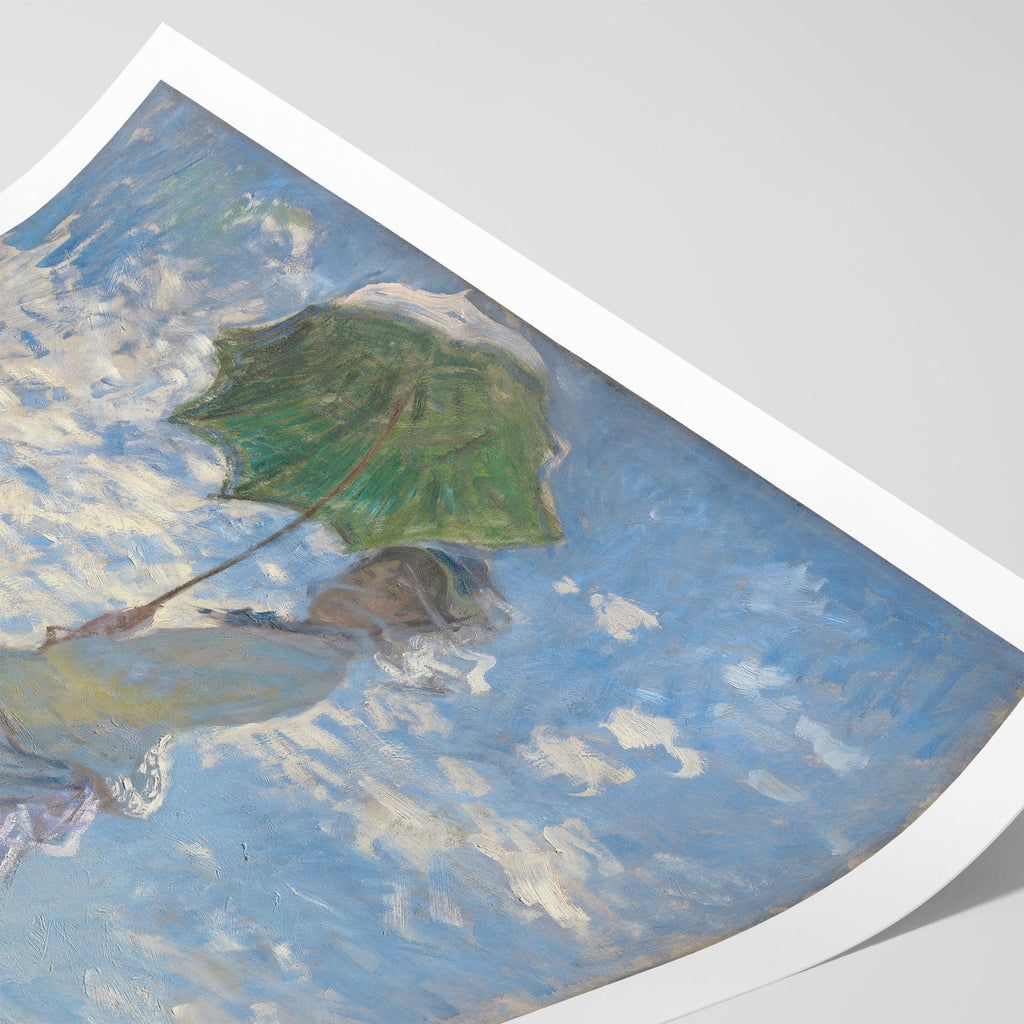 Woman with a Parasol Canvas Print