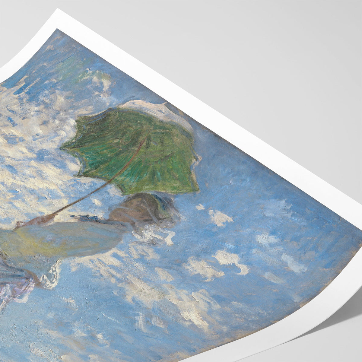 Woman with a Parasol Canvas Print