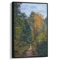 Wooded Path 1865 by Claude Monet by Claude Monet - Impressionist canvas print