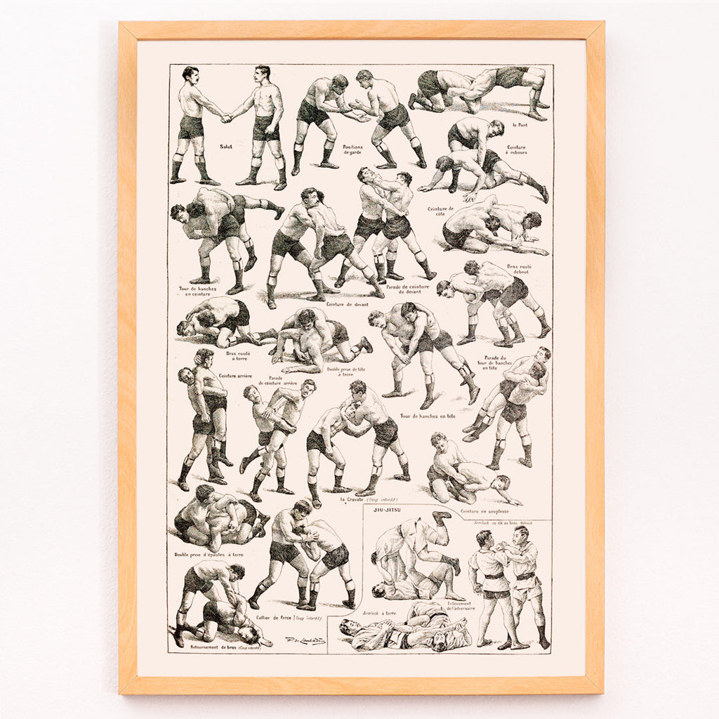 Lutte Canvas Print