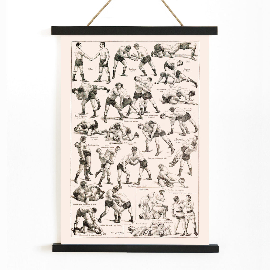 Lutte Canvas Print