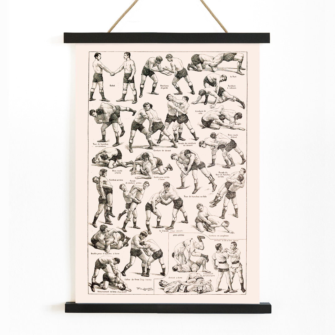 Lutte Canvas Print