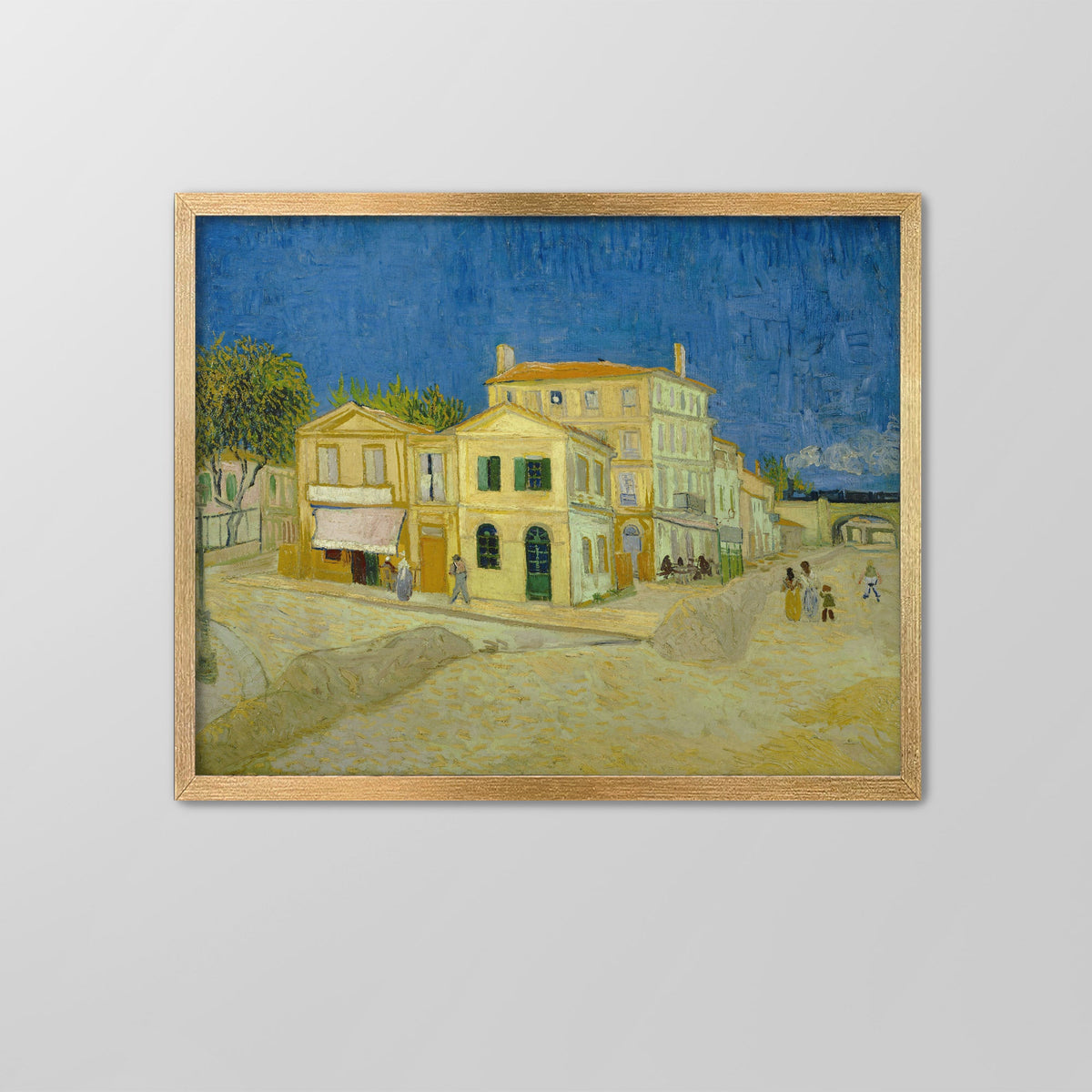 The Yellow House Canvas Print