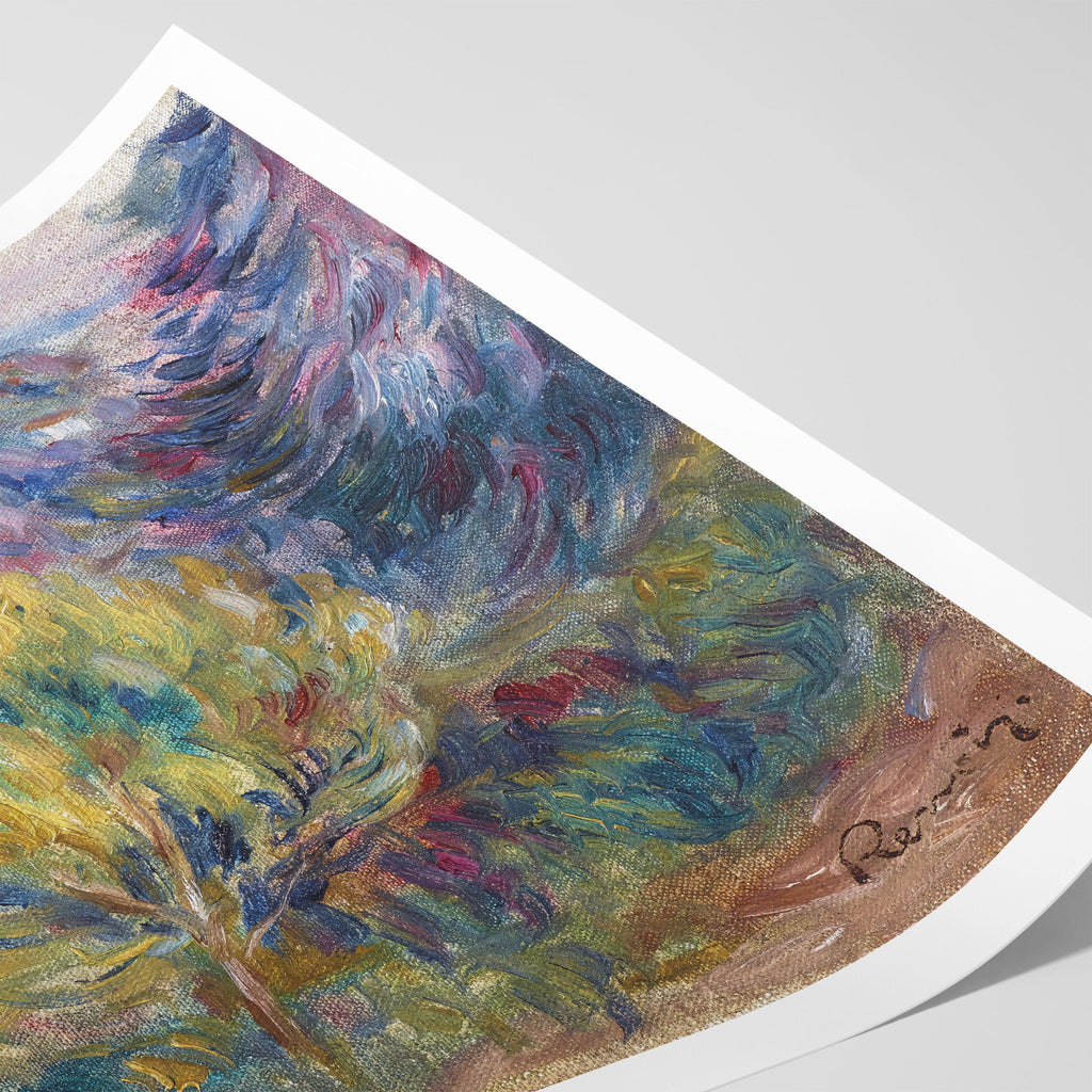 Landscape, Yellow Tree Canvas Print