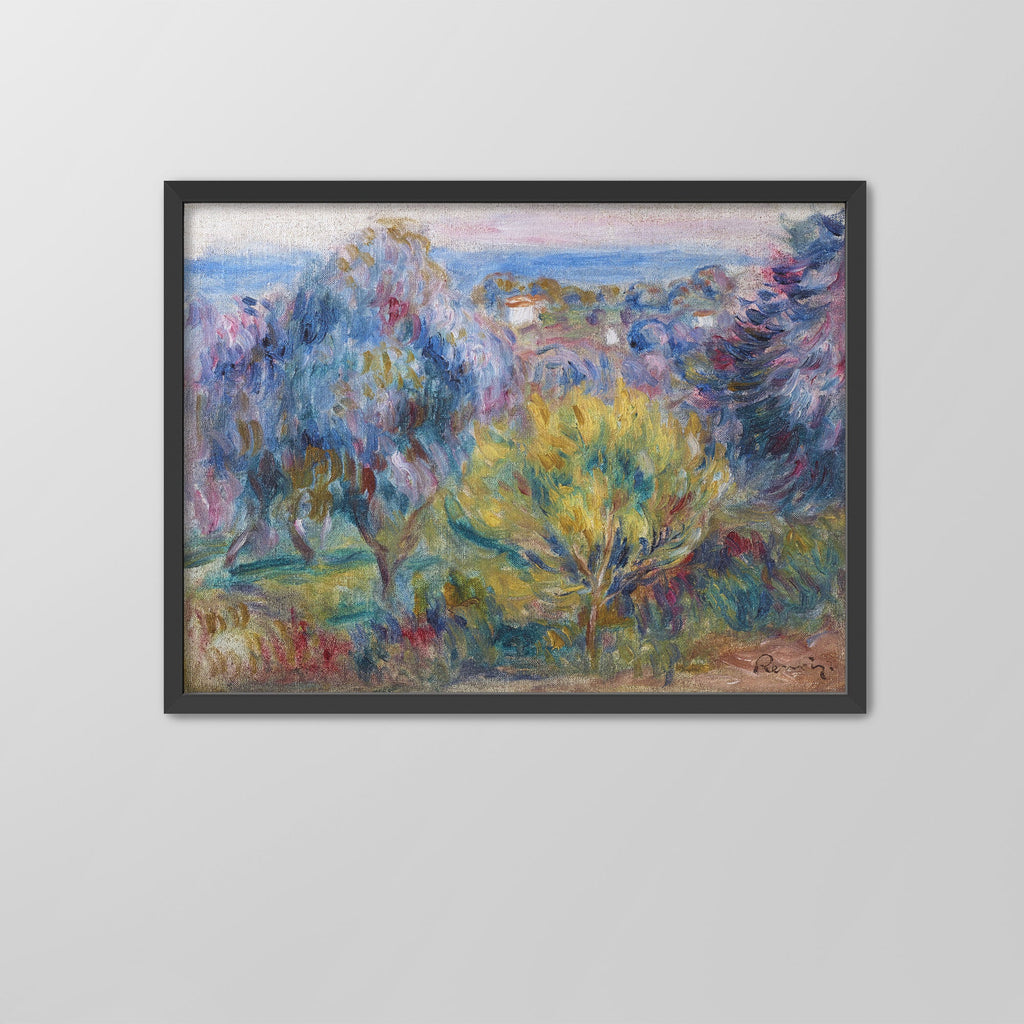 Landscape, Yellow Tree Canvas Print