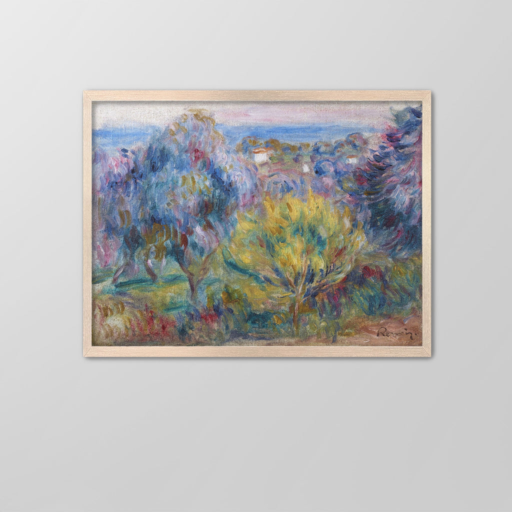 Landscape, Yellow Tree Canvas Print