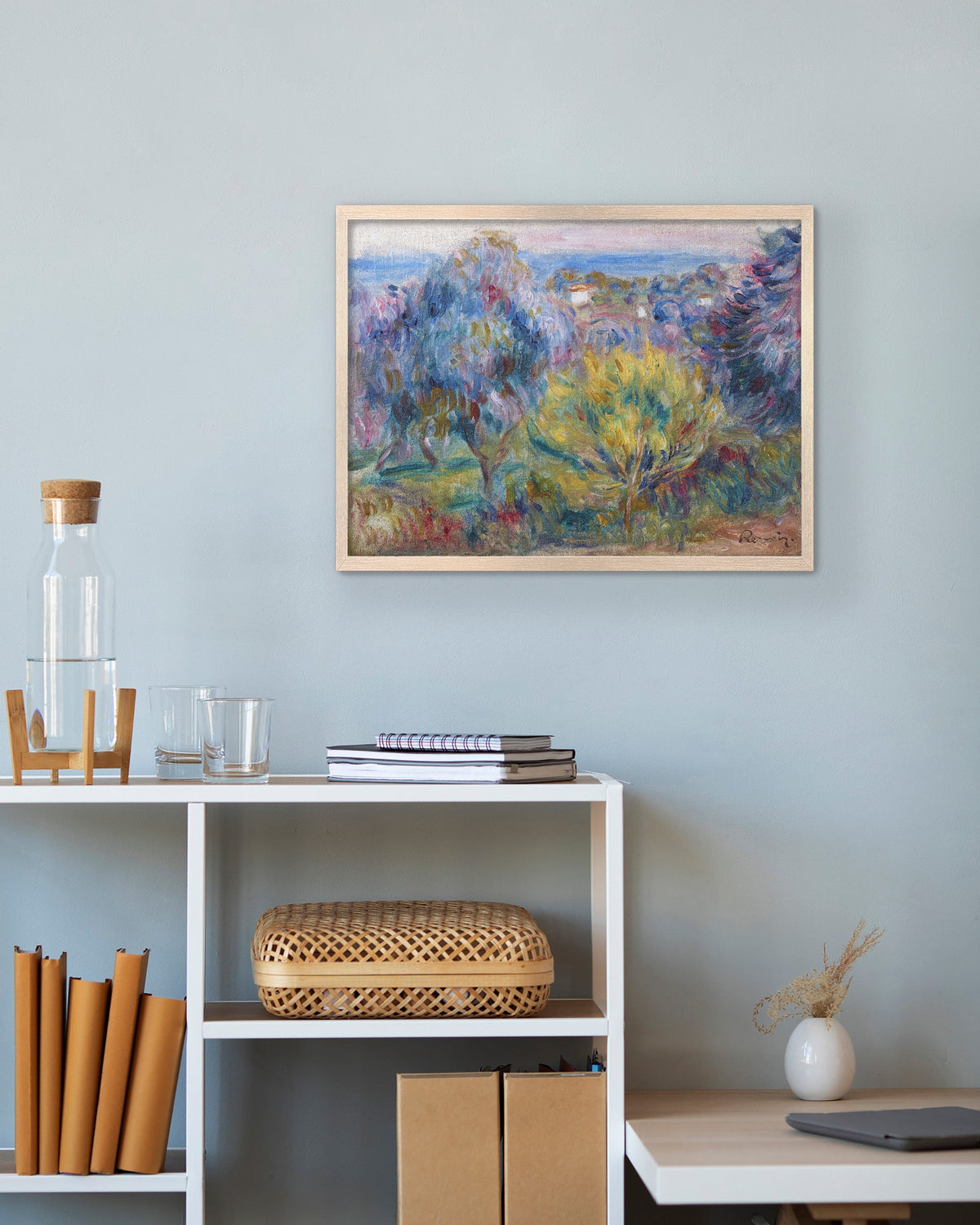 Landscape, Yellow Tree Canvas Print