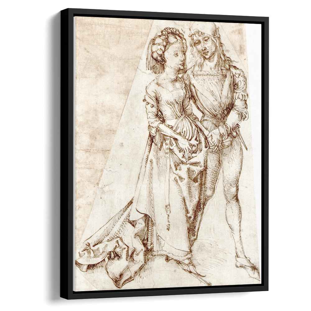 Young coupleby Albrecht Durer Canvas Print