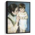 Young Thomas And His Motherby Mary Cassatt Canvas Print